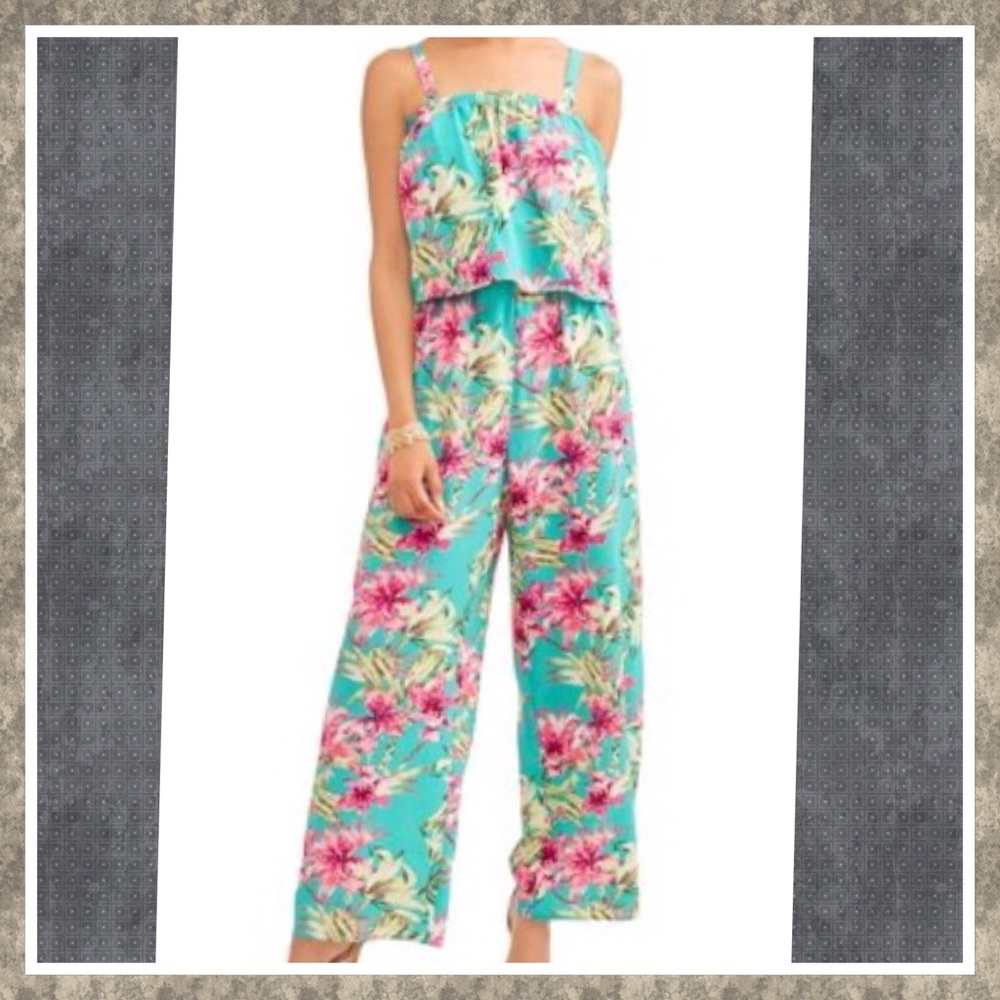 Floral Women’s Woven Jumpsuit